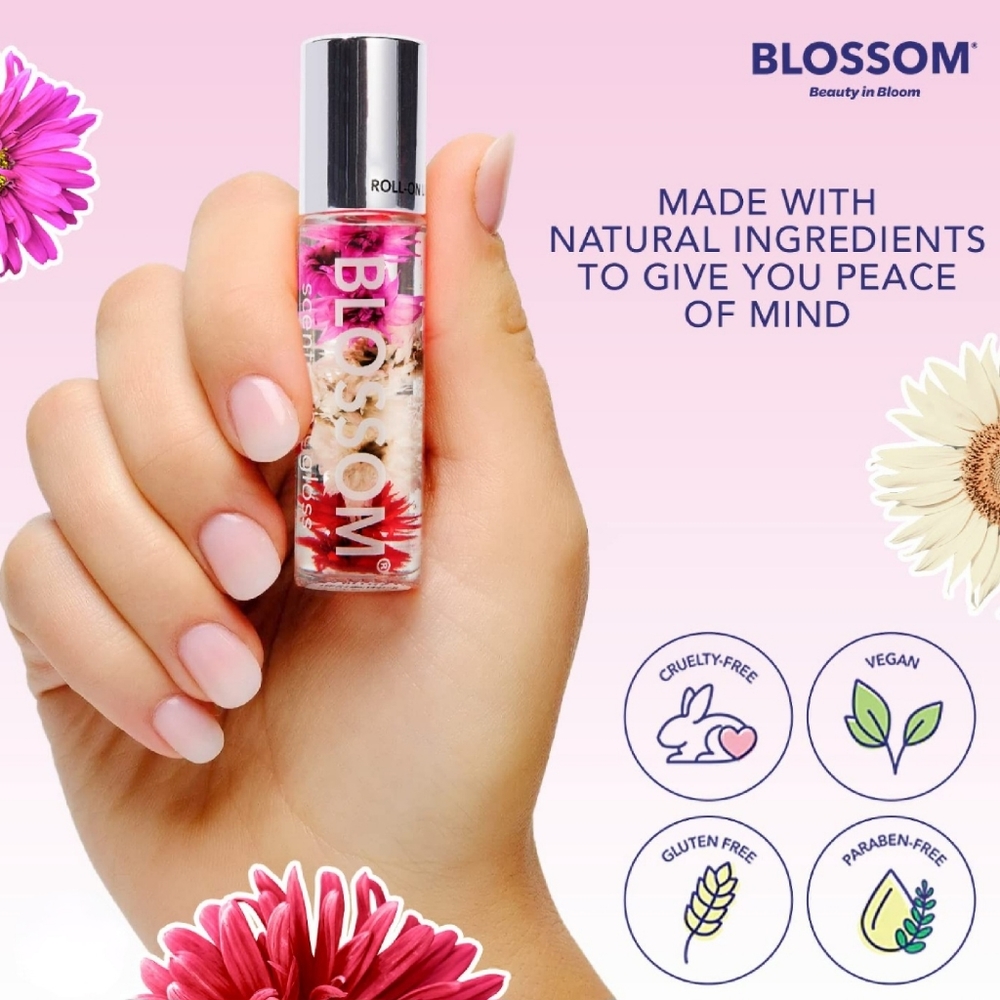 Blossom Clear Lip Gloss Set of Two Packs of Two